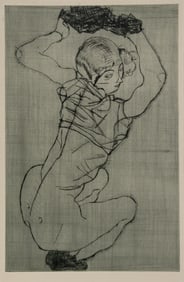 Egon Schiele (Austrian, 1890–1918) Kauernde, 1919; printed later