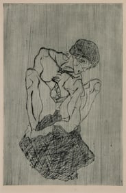 Egon Schiele (Austrian, 1890–1918) Kümmernis, 1919; printed later