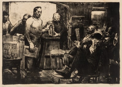 George Bellows (American, 1882–1925) The Jury, 1916