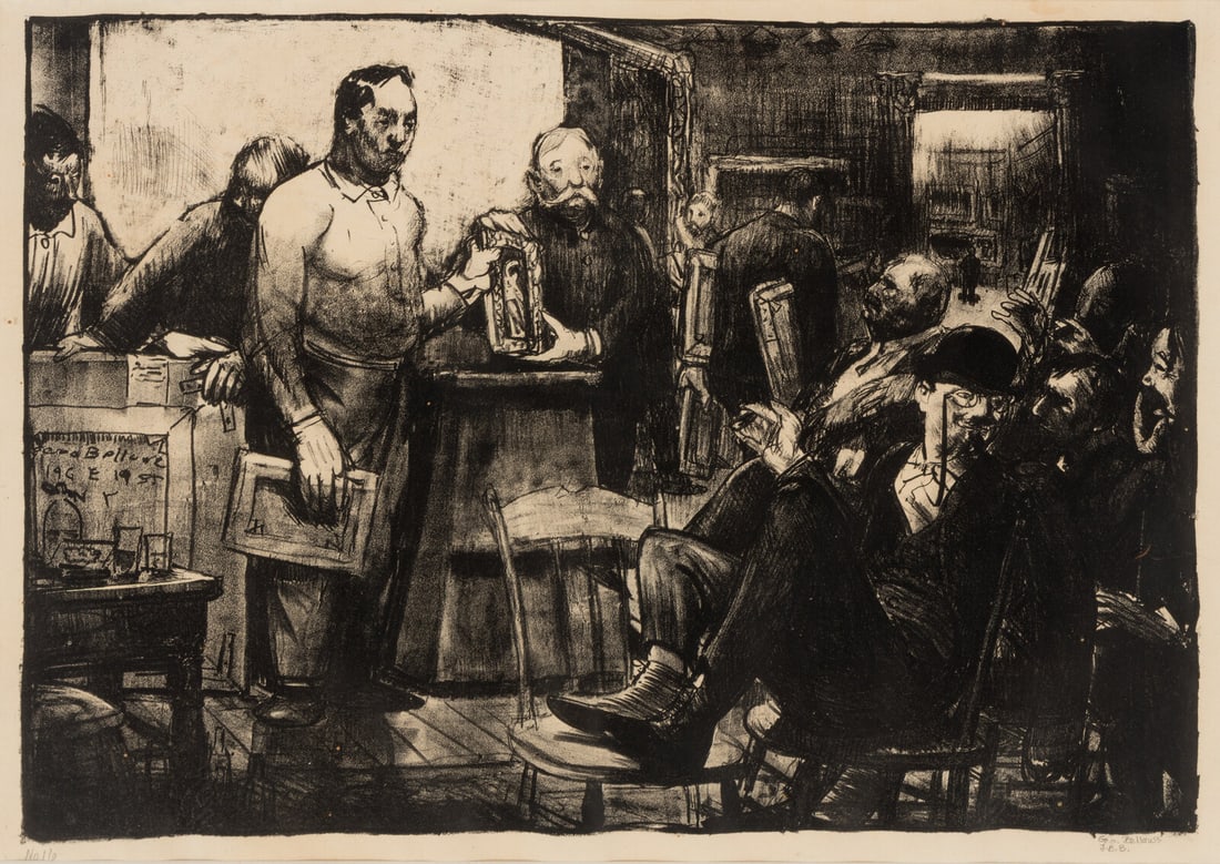 George Bellows (American, 1882–1925) The Jury, 1916 (1 of 5)