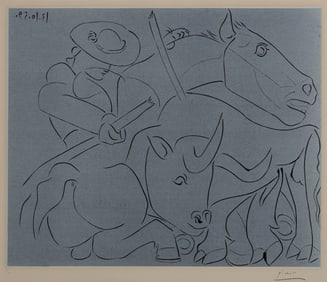 Pablo Picasso (Spanish, 1881-1973) La Pique Cassée, 1959