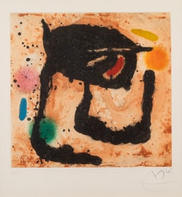Joan Miró (Spanish, 1893-1983) Le Dandy, 1969