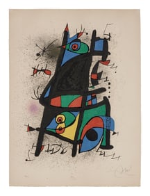 Joan Miró (Spanish, 1893–1983) La Gestation des Couleurs, 1973