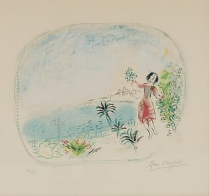Marc Chagall (Belarusian/French, 1887–1985) La Baie des anges (from Album Nice et la Côte