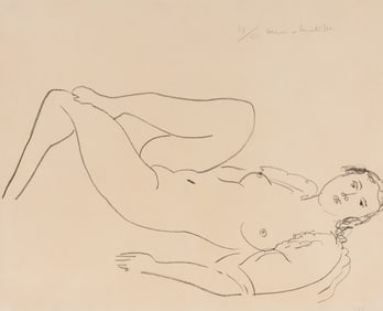 Henri Matisse (French, 1869-1954) La Blouse turque - Étude de Jambes, 1925