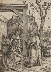 Albrecht Dürer (German, 1471–1528) Christ Taking Leave of his Mother (from Life of the
