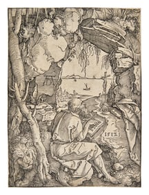 Albrecht Dürer (German, 1471-1528) Saint Jerome in the Cave, 1512