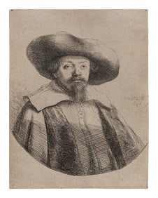 Rembrandt van Rijn (Dutch, 1606-1669) Samuel Menasseh Ben Israel, 1636