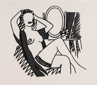 Tom Wesselmann (American, 1931–2004) Nude and Mirror, 1990