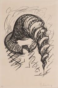 Claes Oldenburg (American, 1929–2022) Arched Soft Screw as Building, 1976