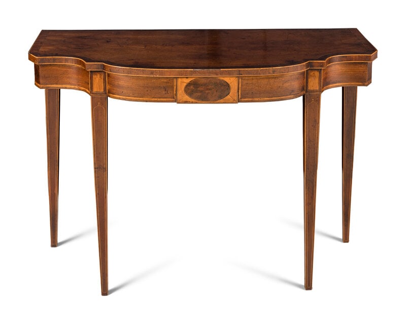A George III Mahogany Console Table (1 of 2)