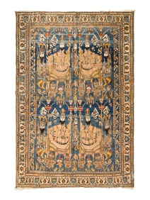 A Qashqai Houshang Shah Pictorial Rug