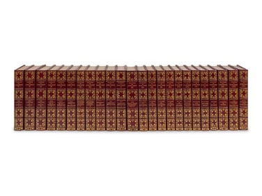 [BINDINGS & SETS]. FISKE, John (1842-1901). Writings. Cambridge: Printed at the Riverside Press,