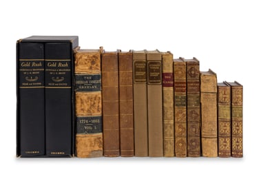 [BINDINGS & SETS]. A group of 14 works in 79 volumes, including: