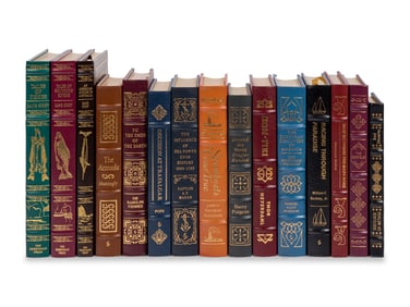 [BINDINGS]. A large group of 92 titles from the Easton Press and Derrydale Press, mostly nautical