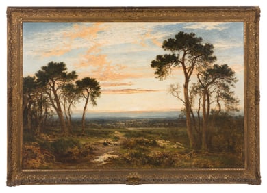 Benjamin Williams Leader R.A. (English, 1831-1923) Across the Heath, 1909