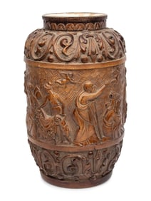 A Continental Ceramic Umbrella Stand