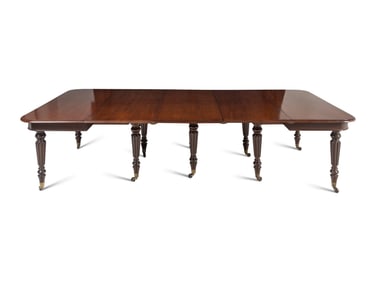 A George IV Mahogany Extending Dining Table
