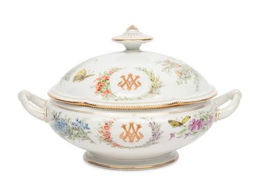 A French Porcelain Covered Tureen