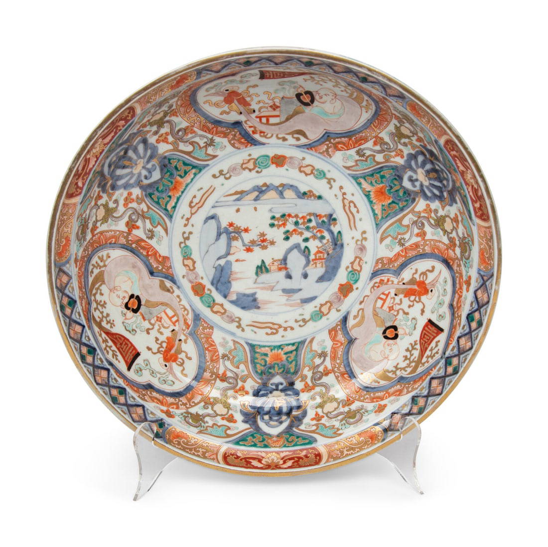 A Japanese Export Imari Porcelain Bowl