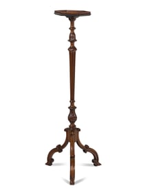 A George III Mahogany Candle Stand