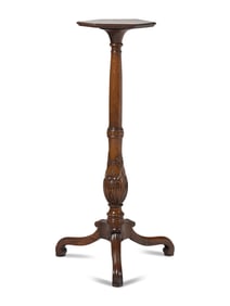 A George III Mahogany Candle Stand