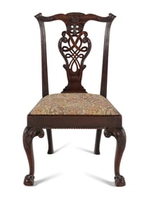 A George II Mahogany Side Chair