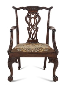 A George II Mahogany Armchair