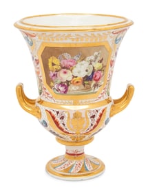 A Derby Porcelain Campagna-Form Urn