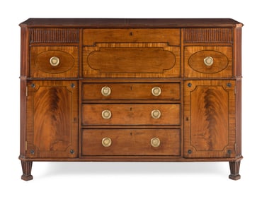 A George III Mahogany Fall-Front Bureau