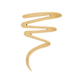 TIFFANY & CO., PALOMA PICASSO, YELLOW GOLD 'SCRIBBLE' BROOCH
