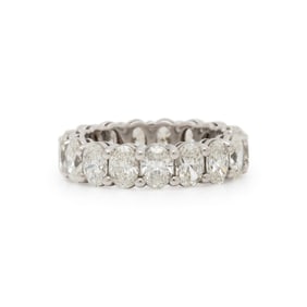 PLATINUM AND DIAMOND ETERNITY BAND