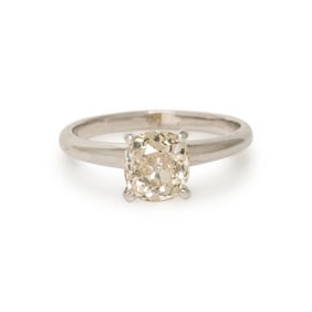 OLD MINE CUT DIAMOND RING