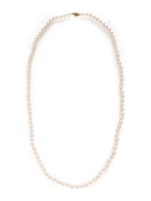 CULTURED PEARL NECKLACE