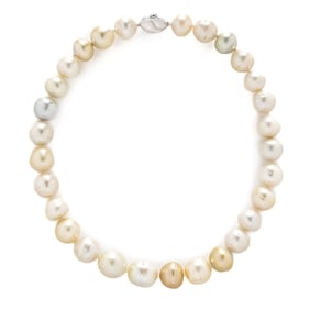 CULTURED BAROQUE PEARL NECKLACE