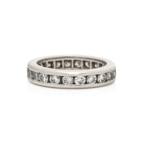 DIAMOND AND PLATINUM ETERNITY BAND