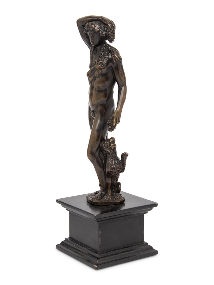A Bronze Figure of Bacchus with Panther (1 of 4)