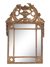 An Italian Neoclassical Giltwood Mirror