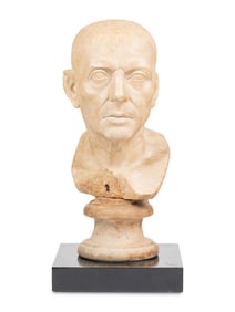 A Continental Marble Portrait Bust