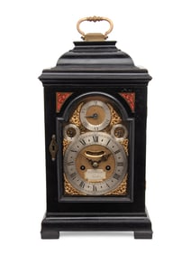 A George I Ebonized Repeating Bracket Clock