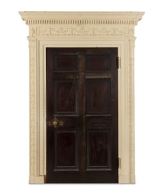 A George III Mahogany Door