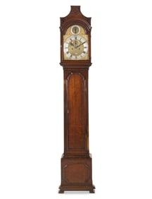 A George III Oak Tall Case Clock