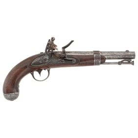 US Model 1836 Flintlock Pistol by Waters
