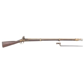 US Model 1828 (M1816 Type III) M.T. Wickham Contract Musket with Bayonet