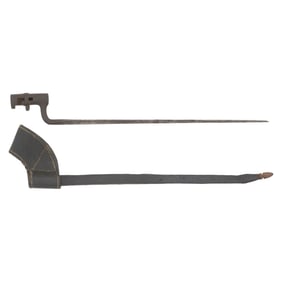 Extremely Rare Confederate Bayonet Scabbard by N Crown & Company of Columbus, GA