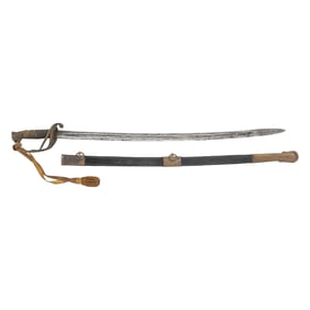 Leech & Rigdon Extra Branch Inside Guard CS Marked Staff & Field Officer's Sword