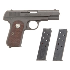 **U.S. Property Marked Colt Model 1903 Pocket Hammerless Pistol with 2 Extra Magazines