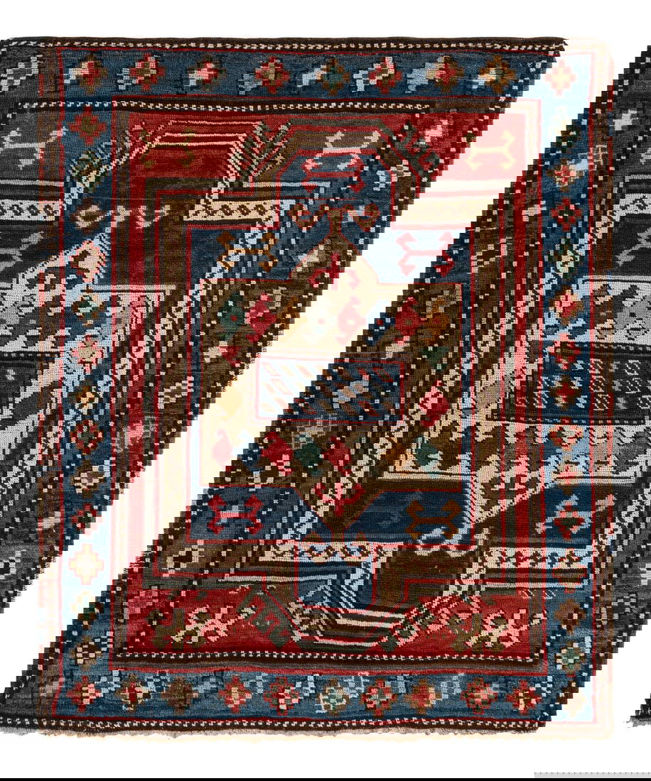 A Kazak Double Prayer Rug