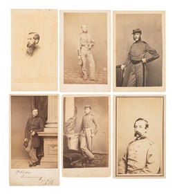 [CIVIL WAR]. A group of 20 CDVs of identified members of the 7th New York State Militia, incl. MOH