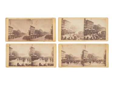 [CIVIL WAR]. 12 "Grand Review" stereoviews by Alexander Gardner. [Washington, DC]: [1865].